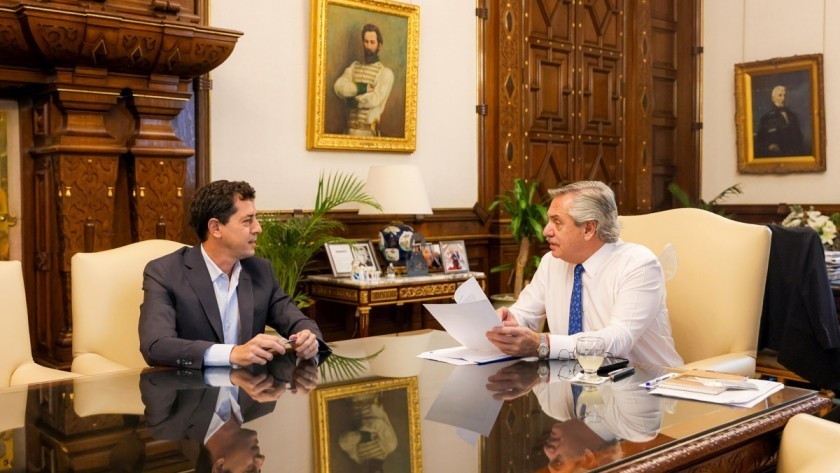 El Presidente y Wado de Pedro compartieron un encuentro 