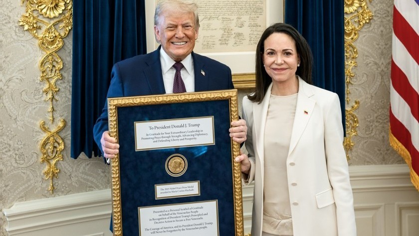 “Contamos con el presidente Trump para la libertad de Venezuela