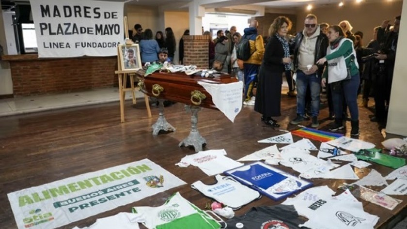 La despedida de Taty Almeida reunió a referentes políticos, sindicales y de derechos humanos